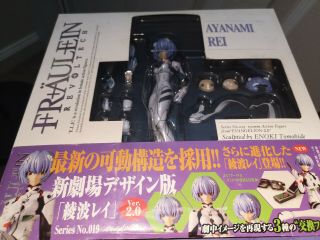 Fraulein Revoltech 019 Neon Genesis Evangelion Rei Ayanami Ver 2.  0