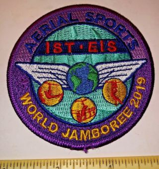 Aerial Sports Ist Staff Badge Patch 2019 24th World Boy Scout Jamboree
