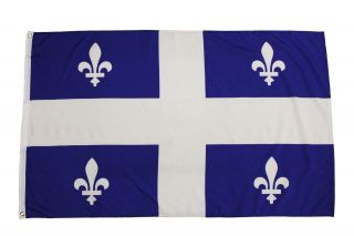 Quebec - Canada Provincial Flag 3 