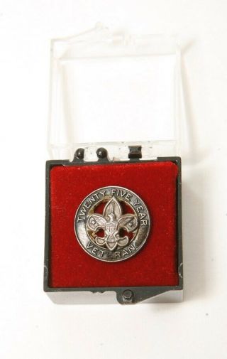 Bsa 25 Year Veteran Lapel Pin Scout Vintage