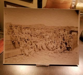 Vintage 1900s Slatington Slate Co.  Miner / Workers Photo