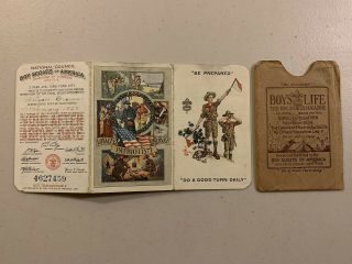 Bsa,  1928/29 Membership Card And Sleeve,  Clarendon,  Va