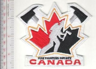 Firefighter Canadian Fire Departments National Ice Hockey Team Canada
