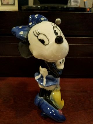 Disney Minnie Mouse Porcelain Figurine California Pottery 1940 