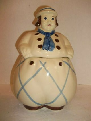 Vintage Shawnee Pottery Happy Jack Dutch Boy Cookie Jar 1940s Usa