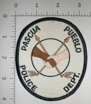 Nm Mexico Pascua Yaqui Indian Tribe Pueblo Tribal Police Vintage Patch