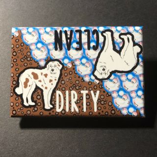 Great Pyrenees Dirty Dishwasher Magnet Handmade Dog Gifts And Home Decor
