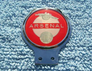 Vintage 1970s Arsenal Football Club Car Badge - The Gunners Fc Scooter/auto Emblem