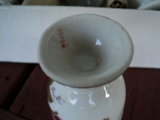 Vintage Set of 8 Porcelain Egg Cups - Moss Rose - Japan - Box 3