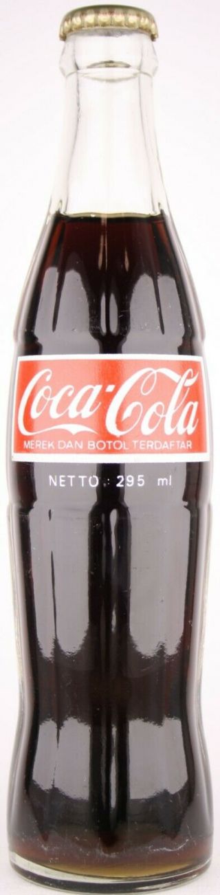 Indonesia 1988 Coca - Cola Acl Bottle 295 Ml