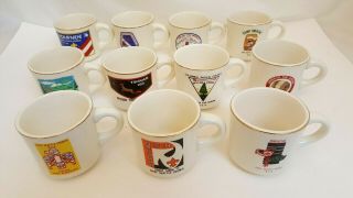 11 Vintage Boy Scouts Bsa Mugs Cups Top Of World Omache Order Of Arrow,  More