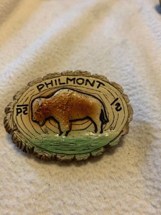 Philmont Scout Ranch Neckerchief Slide - Buffalo - Boy Scout/bsa (h)