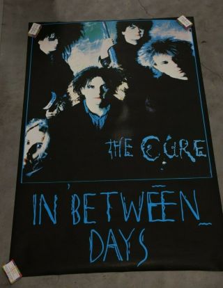 Rare The Cure Vintage Promo Poster In Between Days Authentic Approx 48 X 36 In