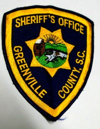 Greenville County S.  C.  Sheriff’s Office Patch