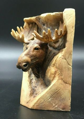 Mill Creek Studio Mcsi Moose Sculpture Figurine Signed D Morales 2005