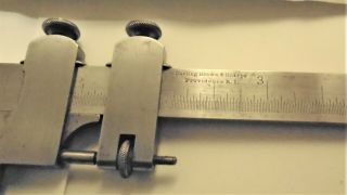 Darling Brown & Sharpe Vintage Caliper,  Thread Gauge,  Ruler with Case,  Mini Sq. 3