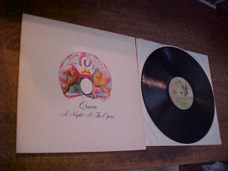 Queen Lp 1975 A Night At The Opera 1st Press Elektra 7e - 1053 Embossed Vg,