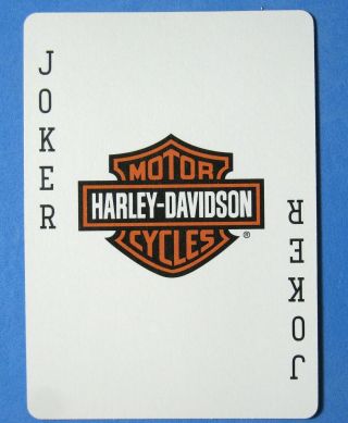 Harley Davidson 2003 Single Swap Playing Card Joker - 1 Card