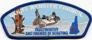 Daniel Webster Council Strip 2007 Fos Csp Sap Boy Scouts Of America Bsa
