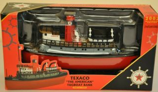 Ertl Collectible Texaco " The American Tugboat Bank " Third In The Series
