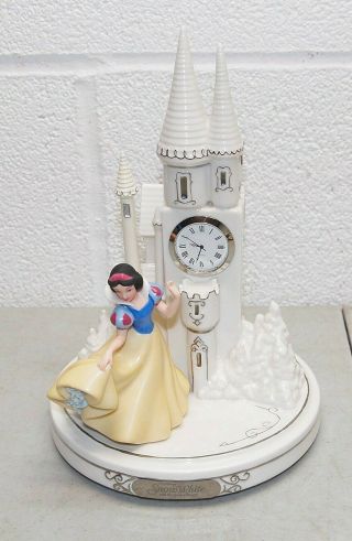 Ardleigh Elliot " Time For Enchantment " Disney Princess Snow White Musical Clock