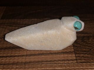 2.  01” Long Vintage 1960’s - 1970’s Zuni Carved Stone Bird Fetish