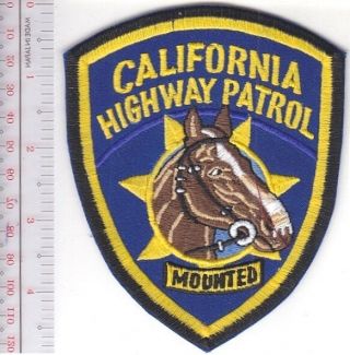 Horse Mounted Police Department California Highway Patrol Chip Mounted Police Of