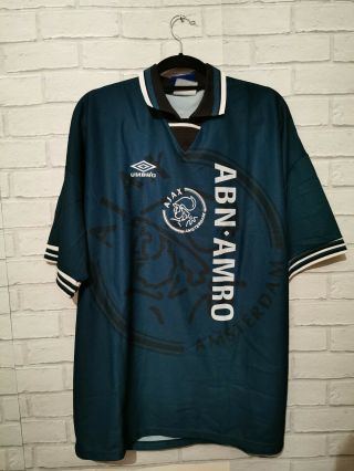 Vintage Ajax 1995 1996 Away Holland Football Shirt - (xl)