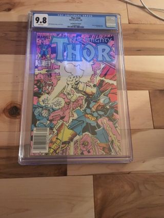 The Mighty Thor 339 Cgc 9.  8 Nm/mt 1st Appearance Stormbreaker Beta Ray Bill