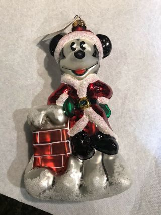 Christopher Radko 1997 " Rooftop Mickey " With Tag & Box For Disney 