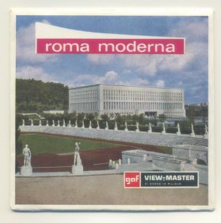 Roma Moderna Modern Rome Italy Viewmaster Packet C - 036 - E English Exc.  Cond.