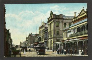 Australia Early Postcard Queen Street,  Brisbane,  Qld