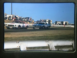 5 Vintage 35mm Racing Slides 1975 Riverside Petty Hylton Elder Nascar