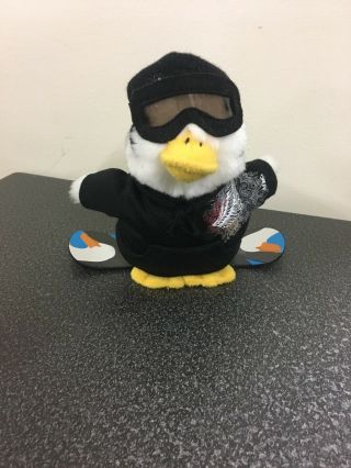 Aflac Snowboarding Duck Talking Stuffed Plush