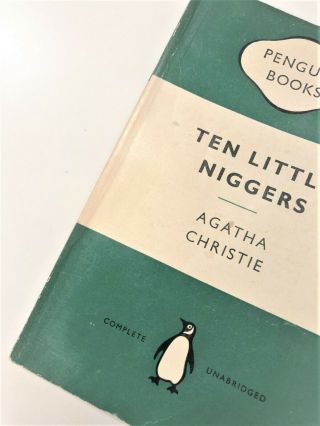 Vintage Penguin 1st Edition Agatha Christie Ten Little Niggers 1958 (1256)