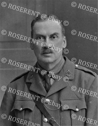 1917 Royal Army Medical Corps - Major G F Aldous 2 glass negative 22 by 16cm 2