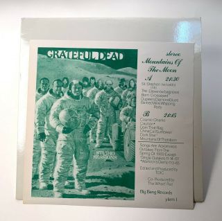 Grateful Dead Mountains Of The Moon Aoxomoxoa Outakes 1969 Vinyl Big Bang Record