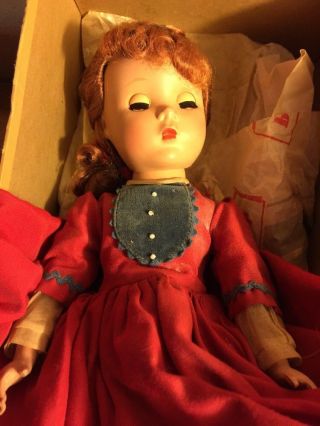 Vintage 1950s Madame Alexander Sweet Jo Doll Little Women Maggie Face 14” 3