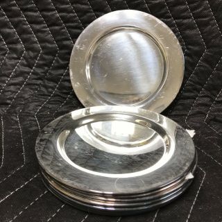 Vtg " 6 " Silver Plate Hors D 