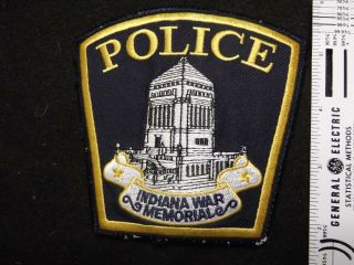 Indiana Indianapolis State War Memorial Park Police Defunct Vintage Old Merged