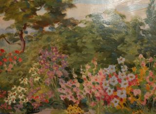 Vintage French Fauvist Landscape Oil Painting Signed Derain