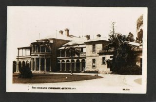 Australia Vintage Photo Postcard The Brisbane University,  Qld