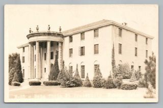 Beta Theta Pi Fraternity House University Of Oklahoma Norman Rppc Photo 1940s