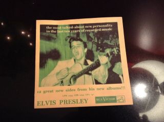 Elvis Presley " The Most Talked - About Personality.  " Rca Victor 1956 Eps - 747