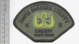 K - 9 California Santa Barbara County Sheriff 