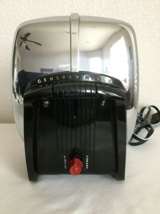 Rare Vintage 1950 ' s General Mills 2 slice Toaster Chrome 2
