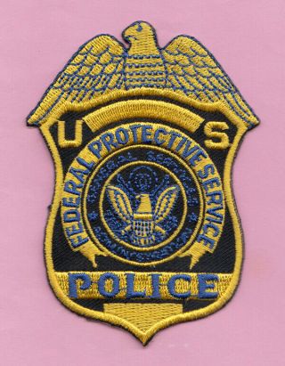 U23 1 Rare Fps Gsa Old Federal Police Patch Washington Dc Agent Dhl Protective