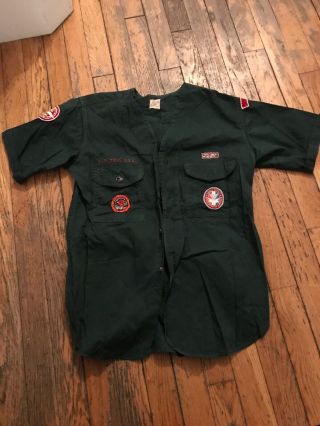 Oreland Pa Boy Scout Explorer Shirt Eagle Badge 1940’s Xs