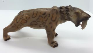 Schleich Prehistoric Smilodon Saber Tooth Tiger 16520 Animal Retired 2002