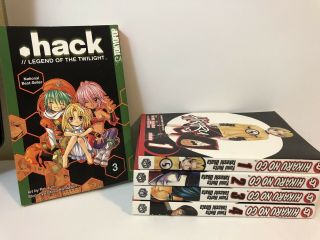 Hikaru No Go Manga 1 - 4 And Dot Hack